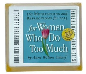 Meditaciones para mujeres que hacen demasiado Anne Schaef NUEVO calendario página al día 2015 - Imagen 1 de 6
