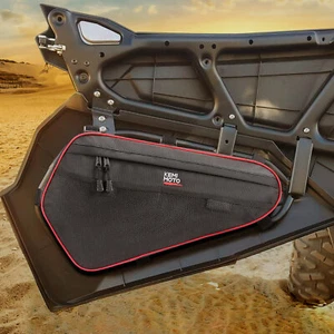 2pcs UTV Lower Door Storage Bags For Polaris RZR XP 4 1000 RZR Turbo S 2014-2023 - Picture 1 of 9