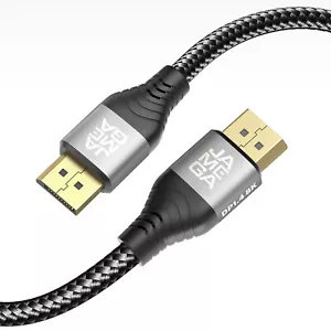 1m DisplayPort 1.4 Kabel 8K DP 8K@60Hz HBR3 32,4 Gbps DSC Freesync G-Sync Gaming - Bild 1 von 8