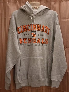 Cincinnati Bengals Hooded Sweatshirt Adult Medium - Picture 1 of 2