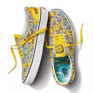 VANS ERA x THE SIMPSONS Zapatos de Skate con Picazón y Arañazos Hombres Talla US 12 NUEVOS CON CAJA - Imagen 1 de 11