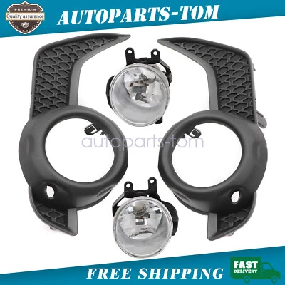 Luz antiniebla + bisel de luces 4 piezas para Toyota 4Runner 2014 2015 2016 2017 2018 2019 2020 Foto 1 de 4