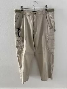 Pantalones Scottevest TEC para Hombres 36X30 Caqui Carga Convertible Mezcla de Lino Pierna Recta - Imagen 1 de 15