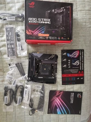 ASUS ROG Strix X570-I Gaming AM4 Motherboard Mini-ITX, AMD PARTS ONLY - Image 1 of 4