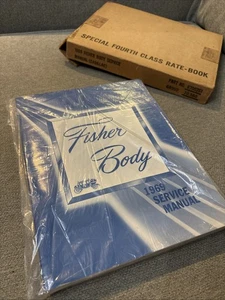 Rare - NOS - 1969 Fisher Body Service Manual - New In Original Box and Plastic - Picture 1 of 11