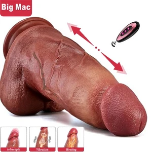 XXL Vibrator Dildo Mit Stoßfunktion Heizung Anal G-Punkt Vibratoren Sexspielzeug - Bild 1 von 24