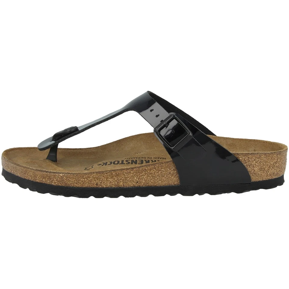 Birkenstock Gizeh Birko-Flor Laque Sandale Normal Femme Sandales Sandalettes - Photo 1/1
