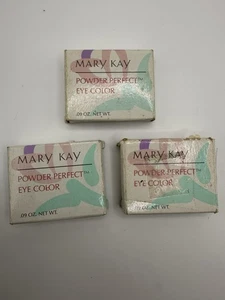 Vintage Lot of 3 Mary Kay Powder Perfect Eye Color - 0.09oz. Net Wt. 2.5 g NOS - Picture 1 of 6