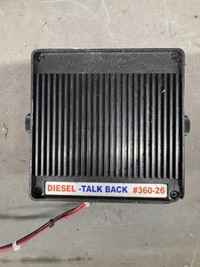 Vintage Audio Diesel Talk Back 360-26 Altoparlante CB Esterno Trattore Rimorchio Semi - Foto 1 di 7