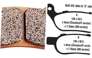 Brakes FA458HH Disc Brake Pad Set - Picture 1 of 3