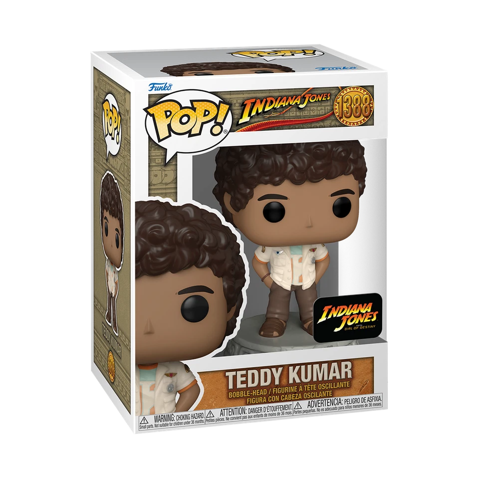Figura - Indiana Jones: Funko Pop! Movies - Teddy Kumar (vinyl Figure 1388) - Immagine 1 di 1