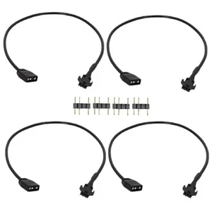4pz Cavo Prolunga RGB 5V 3pin a SM 3Pin Femmina Connettore ARGB9361 - Foto 1 di 9