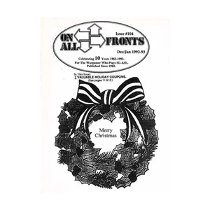 M.C.C. ASL On All F #104 "Merry Christmas, Panzerletters, Playtesters' Mag VG - Imagen 1 de 1