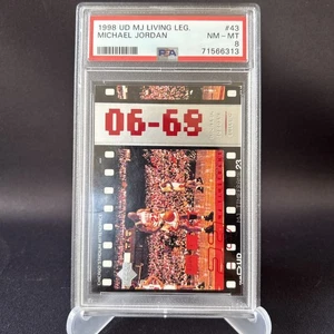 1998-99 Upper Deck Michael Jordan Living Legend - Michael Jordan #43 PSA Grade 8 - Picture 1 of 3