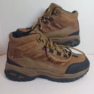 SKECHERS WORK Cuero Puntera de Acero Para Hombre 9.5, Botas a Seguridad contra Peligros Eléctricos Marrón - Imagen 1 de 11