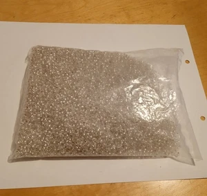 500g Rocailles Perlen 3 mm Glas Silbereinzug - Bild 1 von 2