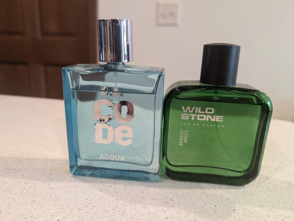 Wild Stone Forest Spice and Code Acqua Perfume Masculino, 100 ml cada, Eau De Pafum - Imagem 1 de 4