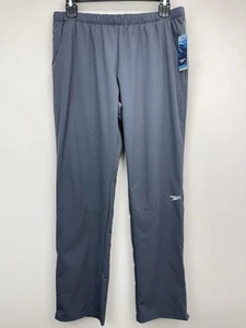 Speedo size XL Women’s Dark Granite Gray Tech Warm Up Pants NWT - Picture 1 of 8
