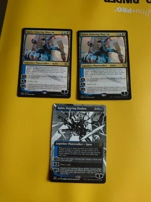 Kiato, Dancing Shadow x3  Planeswalker 340  MTG 3 Card. ONE. as shown - Image 1 of 4