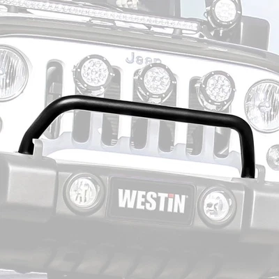 For Jeep Wrangler 07-17 Light Bar Snyper Textured Black Bumper Light Bar for 3 Foto 1 de 4