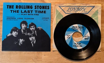 45 7" SP THE ROLLING STONES THE LAST TIME LONDON 9741 - Image 1 of 2