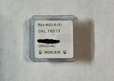 Rolex Genuine Factory Sealed Crown B24-600-8-G1 For Date Just 16013 & President - Image 1 of 3