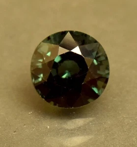 Mozambique Green Tourmaline Treated 5.30 Certified ROUND Cut Loose Gem - Picture 1 of 5