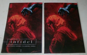Infidel #1 lot of 2 Regular & Virgin unread 1st print Image 2018 Pichetshote - Picture 1 of 3