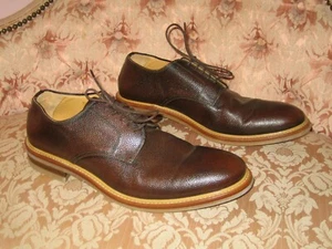 Russell And Bromley Rare Textured Brown Brogue Men's Shoes Size UK 10 EU 45 NEW - Picture 1 of 10