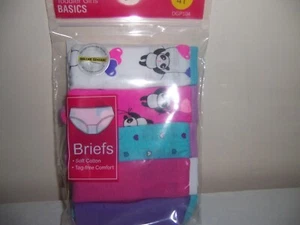 Girls basic soft cotton tag free undewear size 4 panda - Picture 1 of 1