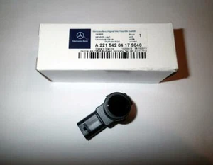 GENUINE OEM MERCEDES BENZ FACTORY BLACK PARKTRONIC SENSOR A 221-542-04-17-9040 - Picture 1 of 6