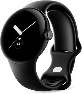 Google Pixel Watch 41mm Cassa in Acciaio Inox Nero Opaco con Ossidiana Attiva... - Foto 1 di 13