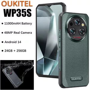 OUKITEL WP35S 4G robusto telefono cellulare Android 14 NFC GPS esterno 256 GB doppia SIM - Foto 1 di 14