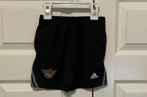 Phoenix Suns Adidas Shorts 2T Toddler Black NBA Basketball w/ Pockets - Picture 1 of 7