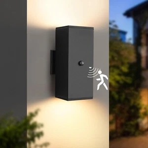 Motion Sensor Outdoor Light Fixture Wall Mount, Exterior Lighting fixtures fo... - Picture 1 of 9