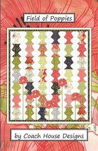 Moda FIELD OF POPPIES Quilt Pattern CHD 1623 By Coach House Designs - Bild 1 von 2