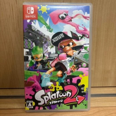 Splatoon 2 Nintendo Switch Japan Version Multiplayer Ink Shooter Game - Image 1 of 3