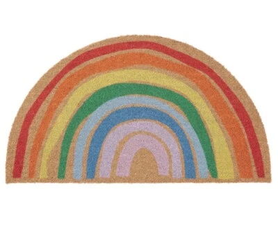 Ikea PILLEMARK Fußmatte ,aus Kokos,Regenbogen, 50x90 cm - Bild 1 von 3