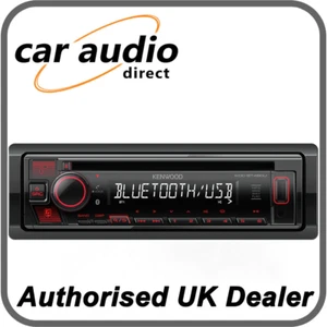 Kenwood KDC-BT460U CD MP3 USB FLAC Bluetooth Car Radio Stereo - Picture 1 of 3