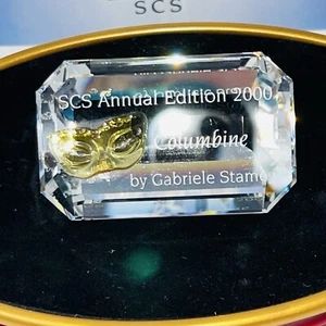 SWAROVSKI KRISTALL 2000 TITELPLAKETTE COLUMBINE 0252372 - Bild 1 von 3