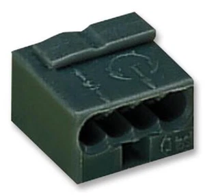 4 Way Micro Push Wire Terminal Block, Dark Grey - 243-204 - Picture 1 of 1