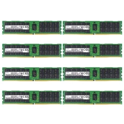 8pcs Samsung 3200MHz 64GB DDR4 RAM DIMM PC4-3200AA ECC Registered Server Memory - Image 1 of 4