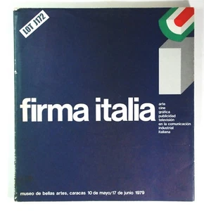 Firma Italia 1979 Art Exhibition Book Paperback Lot J172 - Picture 1 of 3