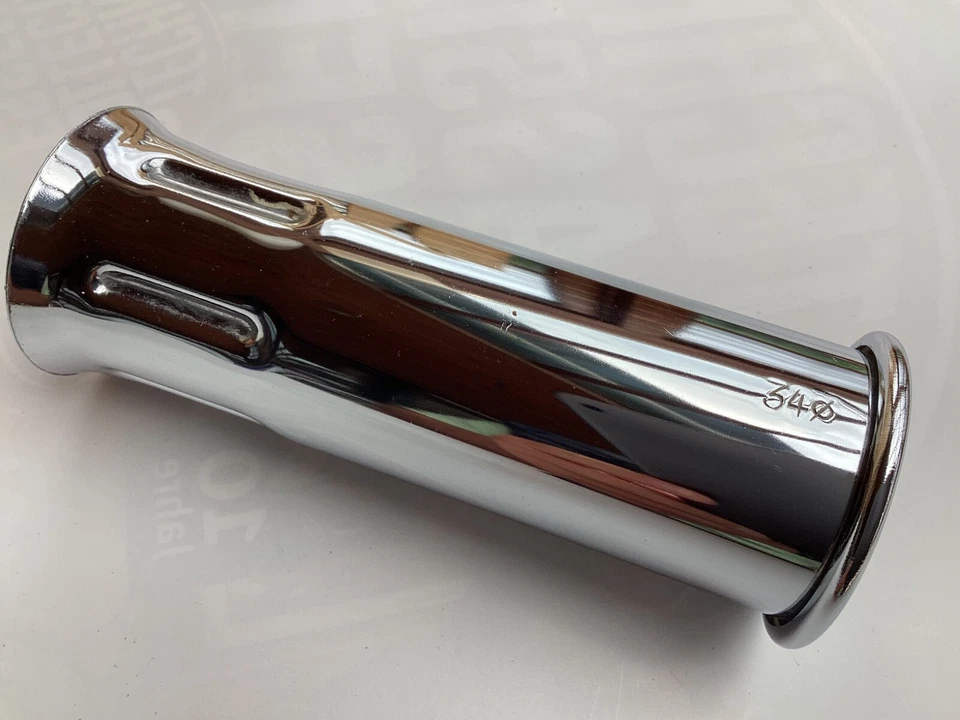 Auspuff Blende 34mm,Oldtimer Chrom Blende,Made in Germany,NOS - Bild 1 von 4