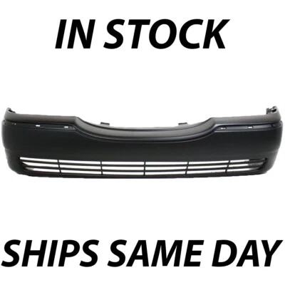 NEW Primered Front Bumper Cover Fascia for 2003-2011 Lincoln Town Car FO1000528 - Imagem 1 de 4