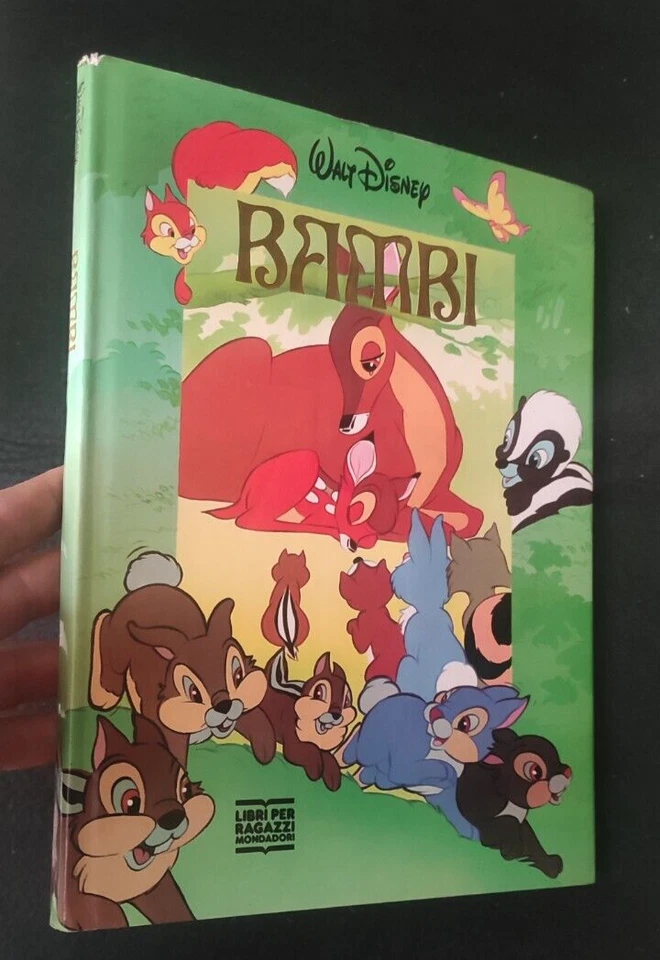 WALT DISNEY BAMBI LIBRI PER RAGAZZI MONDADORI 1989 VINTAGE . - Immagine 1 di 1