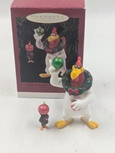 Hallmark Keepsake Ornamento Nebbia Livorno e Henry Hawk Looney Tunes QX5444 - Foto 1 di 7