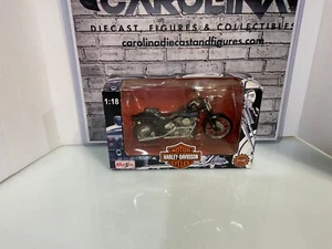 MAISTO HARLEY DAVIDSON 1:18 FXSTSB BAD BOY - Picture 1 of 2