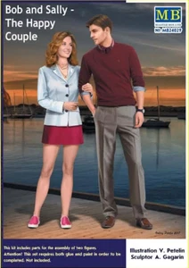 Master Box 24029 - Bob and Sally - The Happy Couple Lovers Modellbausatz im Maßstab 1:24 - Bild 1 von 12