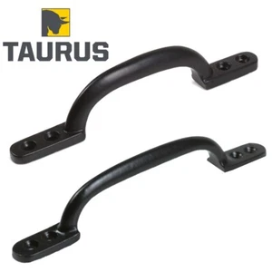 BLACK HOT BED PULL HANDLES Shed Door Garden Gate Kitchen Cupboard Indoor/Outdoor - Picture 1 of 3
